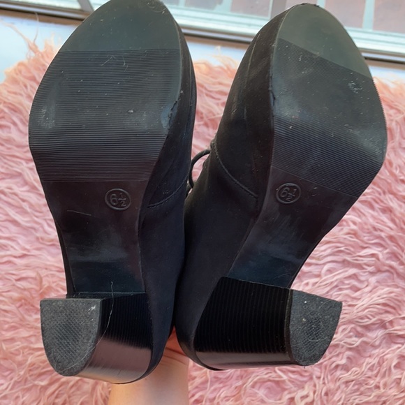 Mossimo Supply Co. Black Platform Ankle Booties - Picture 10 of 13